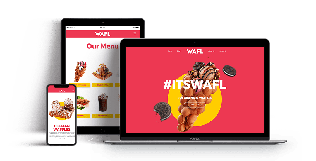 WAFL Website Mockup